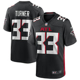 Michael Turner Atlanta Falcons Game Retired Player Jersey Black