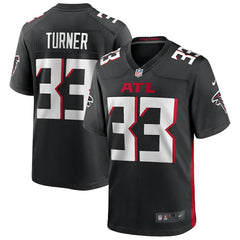 NFL Michael Turner Atlanta Falcons Game Retired Player Jersey - Black