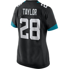 NFL Fred Taylor Jacksonville Jaguars Women's Game Retired Player Jersey - Black