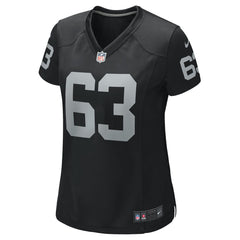 NFL Gene Upshaw Las Vegas Raiders Women's Game Retired Player Jersey - Black