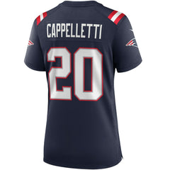 NFL Gino Cappelletti New England Patriots Women's Game Retired Player Jersey - Navy