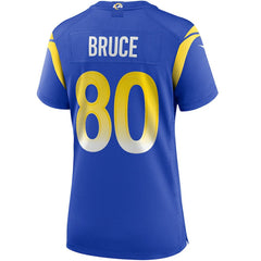 NFL Isaac Bruce Los Angeles Rams Women's Game Retired Player Jersey - Royal