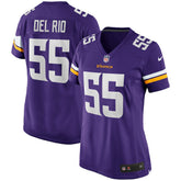 NFL Jack Del Rio Minnesota Vikings Women's Game Retired Player Jersey - Purple