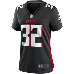 NFL Jamal Anderson Atlanta Falcons Women's Game Retired Player Jersey - Black