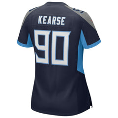 NFL Jevon Kearse Tennessee Titans Women's Game Retired Player Jersey - Navy