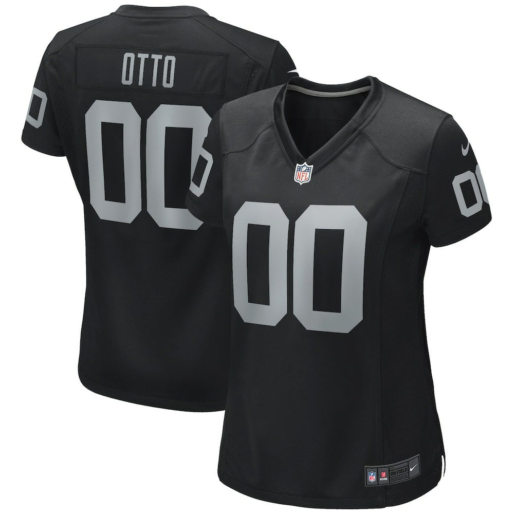 NFL Jim Otto Las Vegas Raiders Women's Game Retired Player Jersey - Black