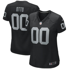 NFL Jim Otto Las Vegas Raiders Women's Game Retired Player Jersey - Black