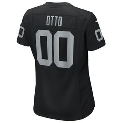 NFL Jim Otto Las Vegas Raiders Women's Game Retired Player Jersey - Black