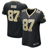 NFL Joe Horn New Orleans Saints Women's Game Retired Player Jersey - Black