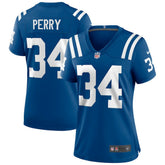 NFL Joe Perry Indianapolis Colts Women's Game Retired Player Jersey - Royal
