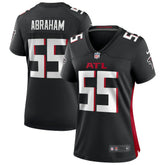 John Abraham Atlanta Falcons Women's Game Retired Player Jersey Black