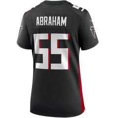 NFL John Abraham Atlanta Falcons Women's Game Retired Player Jersey - Black
