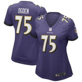 Jonathan Ogden Baltimore Ravens Women's Game Retired Player Jersey Purple