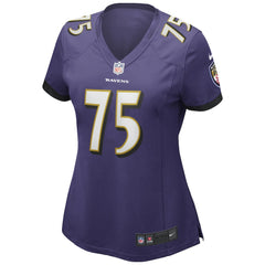 NFL Jonathan Ogden Baltimore Ravens Women's Game Retired Player Jersey - Purple