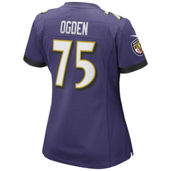 NFL Jonathan Ogden Baltimore Ravens Women's Game Retired Player Jersey - Purple