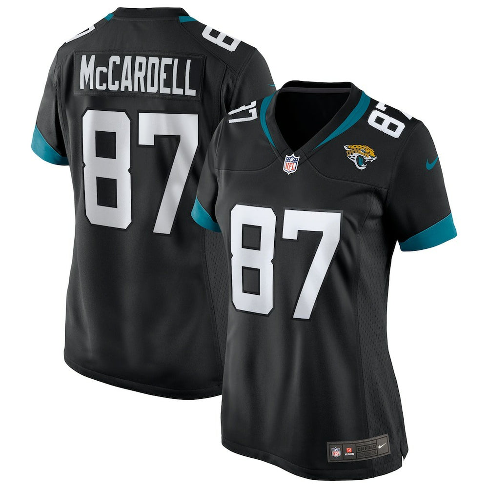 NFL Keenan McCardell Jacksonville Jaguars Women's Game Retired Player Jersey - Black