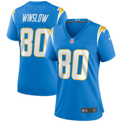 NFL Kellen Winslow Los Angeles Chargers Women's Game Retired Player Jersey - Powder Blue