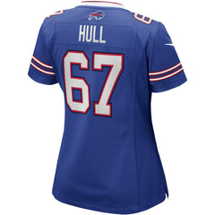 NFL Kent Hull Buffalo Bills Women's Game Retired Player Jersey - Royal