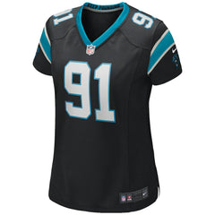 NFL Kevin Greene Carolina Panthers Women's Game Retired Player Jersey - Black