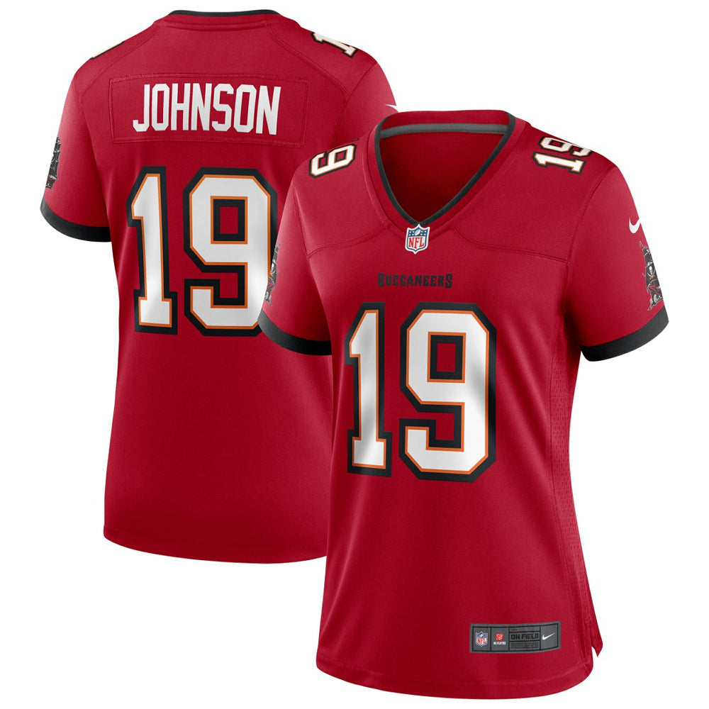 NFL Keyshawn Johnson Tampa Bay Buccaneers Women's Game Retired Player Jersey - Red