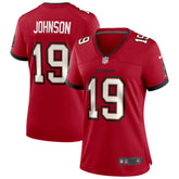 NFL Keyshawn Johnson Tampa Bay Buccaneers Women's Game Retired Player Jersey - Red