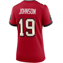 NFL Keyshawn Johnson Tampa Bay Buccaneers Women's Game Retired Player Jersey - Red