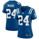 NFL Lenny Moore Indianapolis Colts Women's Game Retired Player Jersey - Royal