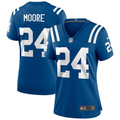 NFL Lenny Moore Indianapolis Colts Women's Game Retired Player Jersey - Royal