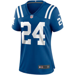 NFL Lenny Moore Indianapolis Colts Women's Game Retired Player Jersey - Royal