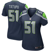 Lofa Tatupu Seattle Seahawks Women's Game Retired Player Jersey College Navy