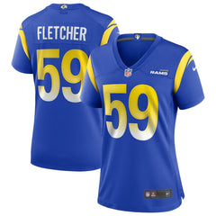 NFL London Fletcher Los Angeles Rams Women's Game Retired Player Jersey - Royal