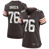 NFL Lou Groza Cleveland Browns Women's Game Retired Player Jersey - Brown