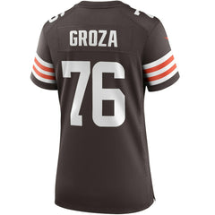 NFL Lou Groza Cleveland Browns Women's Game Retired Player Jersey - Brown
