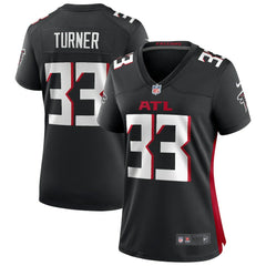 NFL Michael Turner Atlanta Falcons Women's Game Retired Player Jersey - Black