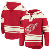 NHL Detroit Red Wings '47 Superior Lacer Hoodie - Red