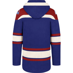 NHL New York Rangers '47 Superior Lacer Hoodie - Blue