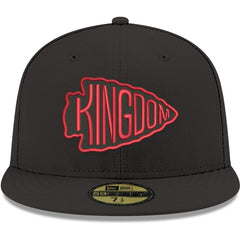 Kansas City Chiefs New Era Omaha 59FIFTY Fitted Hat Black