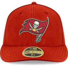 Tampa Bay Buccaneers New Era Omaha Low Profile 59FIFTY Fitted Team Hat Red