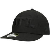 Atlanta Falcons New Era Alternate Logo Black on Black Low Profile 59FIFTY II Fitted Hat Black