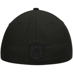 Atlanta Falcons New Era Alternate Logo Black on Black Low Profile 59FIFTY II Fitted Hat Black
