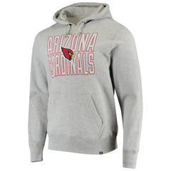 Arizona Cardinals '47 Bevel Pullover Hoodie Heathered Gray