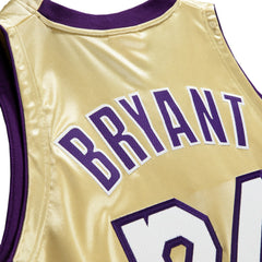 Kobe Bryant Los Angeles Lakers Hall of Fame Class of 2020 #24 Authentic Hardwood Classics Jersey Gold