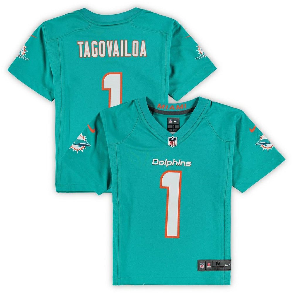 NFL Tua Tagovailoa Miami Dolphins Preschool Game Jersey - Aqua