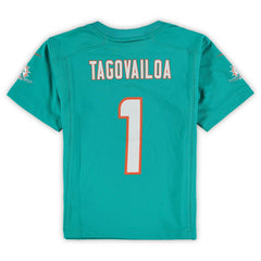 NFL Tua Tagovailoa Miami Dolphins Preschool Game Jersey - Aqua