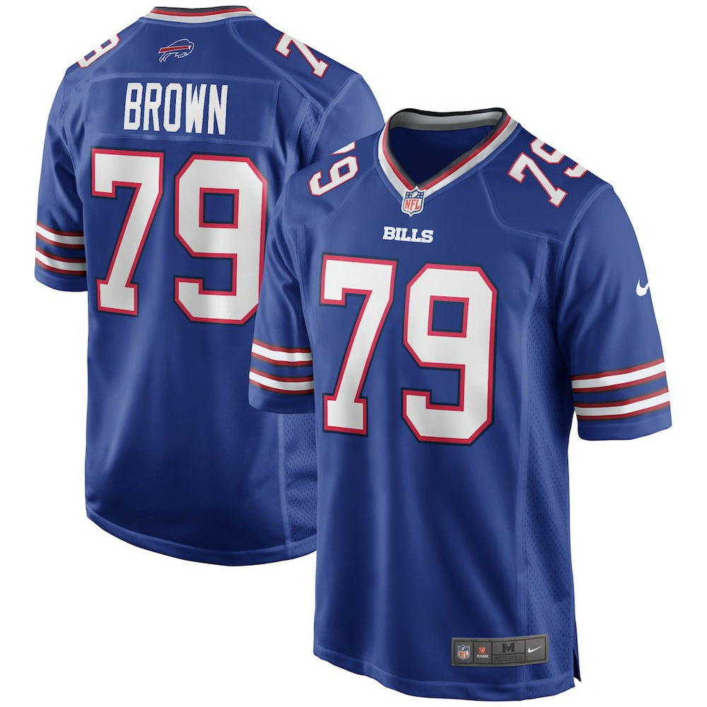 NFL Ruben Brown Buffalo Bills Game Retired Player Jersey - Royal