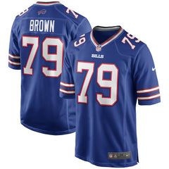 NFL Ruben Brown Buffalo Bills Game Retired Player Jersey - Royal