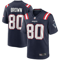NFL Troy Brown New England Patriots Game Retired Player Jersey - Navy