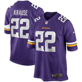 NFL Paul Krause Minnesota Vikings Game Retired Player Jersey - Purple