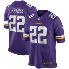 NFL Paul Krause Minnesota Vikings Game Retired Player Jersey - Purple