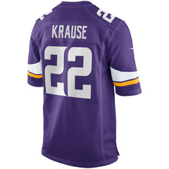 NFL Paul Krause Minnesota Vikings Game Retired Player Jersey - Purple